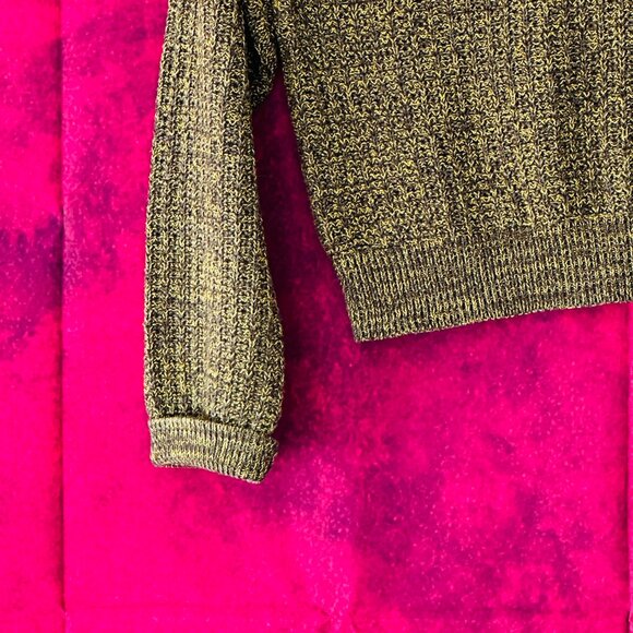 UNIVERSAL THREAD WOMEN'S GREEN STRETCH SWEATER CREW NECK LONG SLEEVE SIZE M - Picture 6 of 11